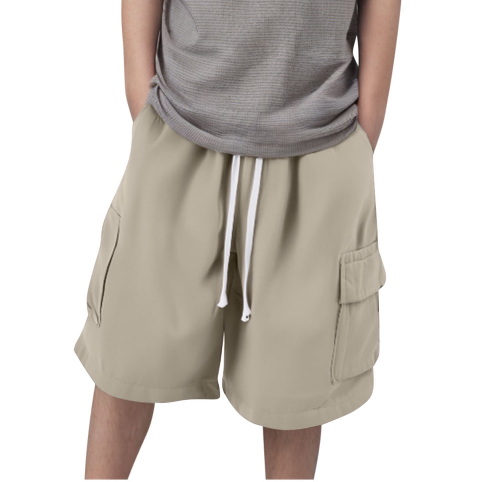 Boys Cargo Shorts with Multi-Pockets