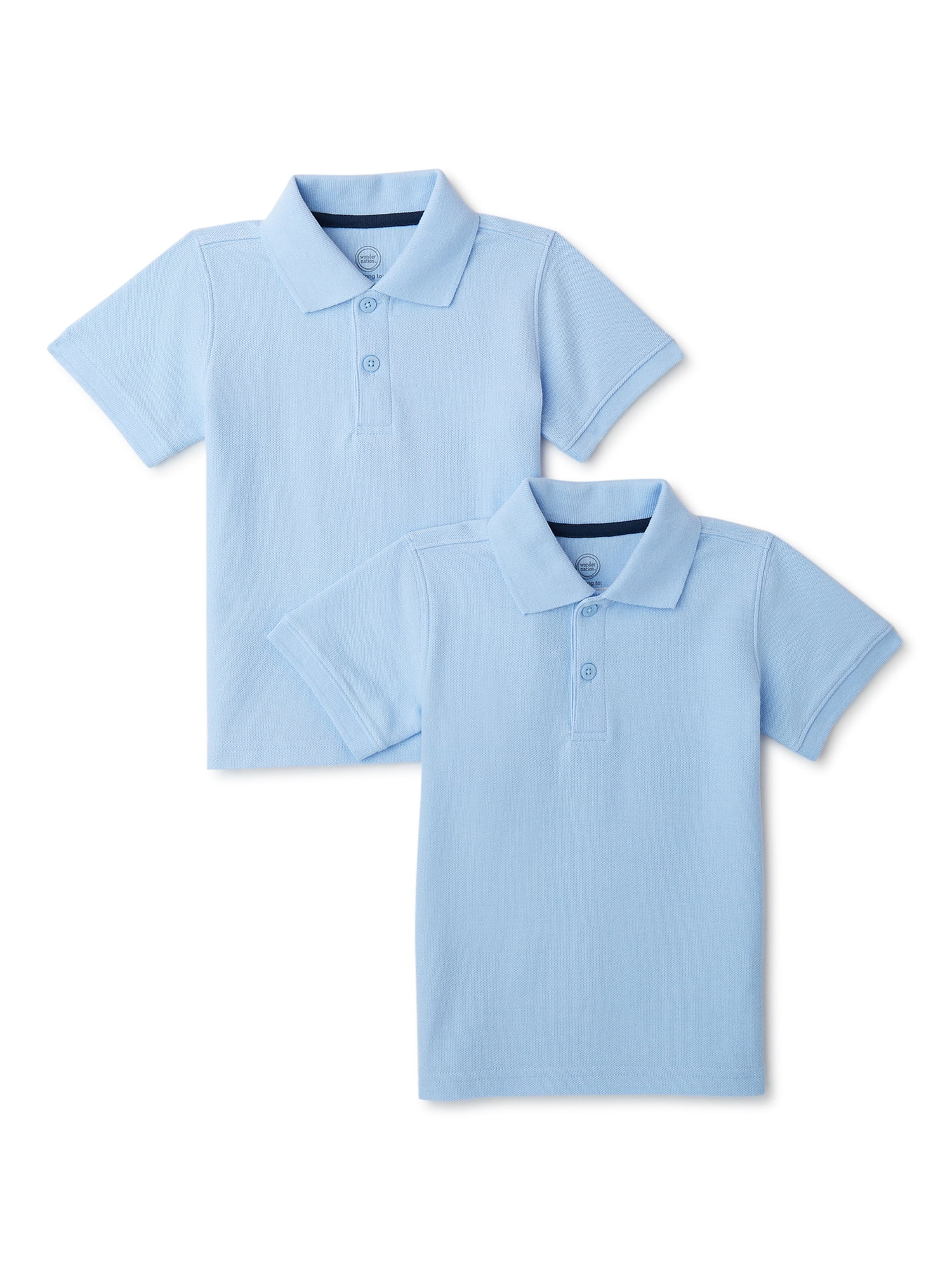 Kids School Uniform Short Sleeve Polo Shirt